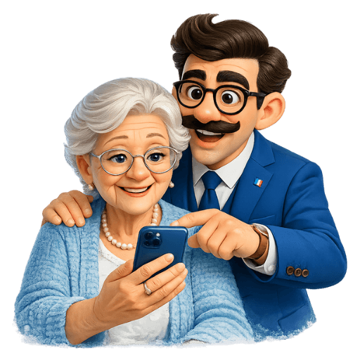 Illustration pour seniors